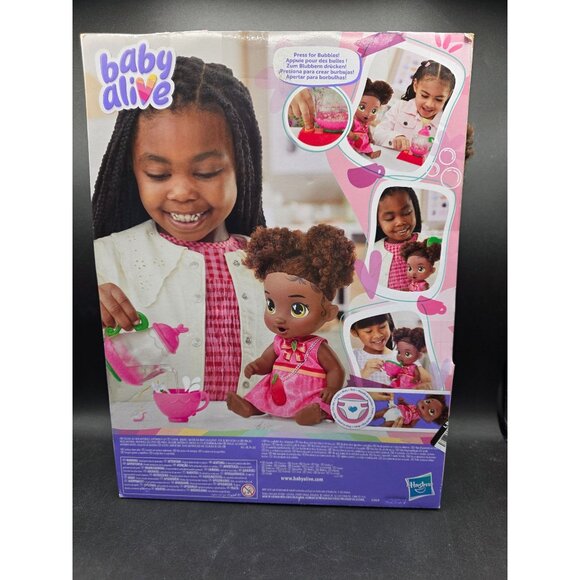 Baby Alive Bubbly Tea Party Doll Set With Accessories For Kids Ages 3+ - Picture 8 of 10